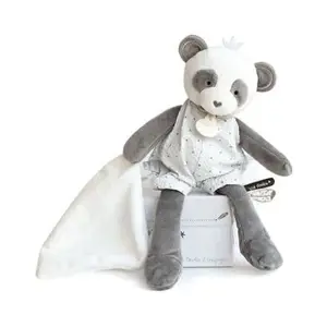 Produkt Doudou Dárková - plyšová panda s dečkou 28 cm