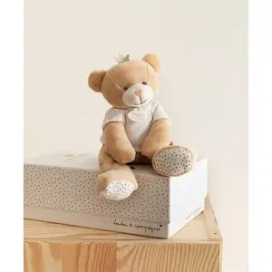 Produkt Doudou Dárková sada - medvídek malý král 25 cm