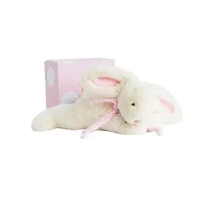 Doudou Dárková sada - Plyšový králíček pink 30 cm