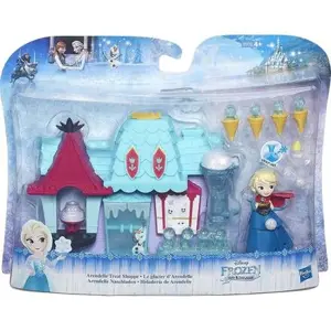 Frozen HRACÍ SADA PRO MALÉ PANENKY varianta 1 Elsa-Arendelle Treat Shoppe