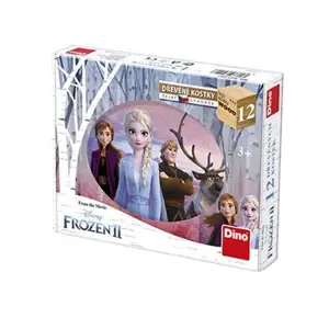 FROZEN II 12 Dřevěné kostky