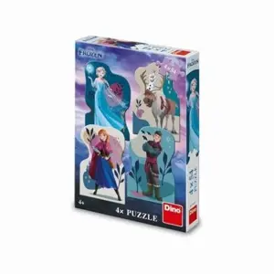 Produkt FROZEN: přátelství 4x54 puzzle