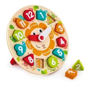 Hape Dětské puzzle hodiny