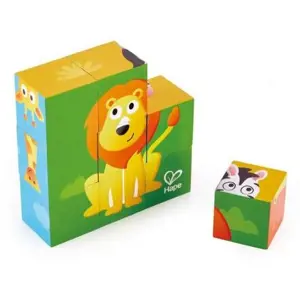 Hape Kubus 3x3 - africká zvířata