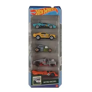 Hot Wheels Angličák 5ks - RETRO RACERS