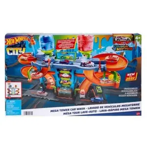 Produkt Hot Wheels – CITY COLOR SHIFTERS AUTOMYČKA SE SPIRÁLOU