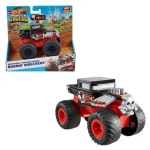 Produkt Hot Wheels Monster Trucks svítící a rámusící vrak varianta 3 Bone Shaker