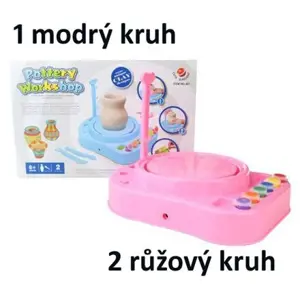 Produkt Hrnčířský kruh - modrý nebo růžový varianta 1 modrý kruh