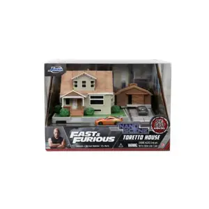 JADA TOYS F&F Nano Doms House Display Diorama model auta 1:24