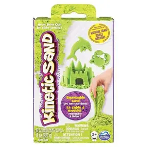 KINETIC SAND ZÁKLADNÍ KRABICE S PÍSKEM RŮZNÝCH BAREV 227g varianta zelený