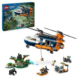 Lego 60437  Helikoptéra na průzkum džungle v základním táboře