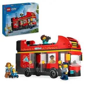 Lego Červený dvoupodlažní vyhlídkový autobus