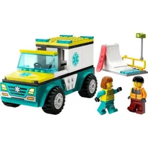 Produkt LEGO® City 60403 Sanitka a snowboardista