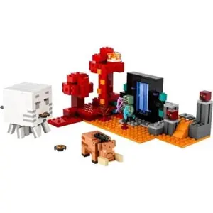 Produkt LEGO® Minecraft (21255) Přepadení v portálu do Netheru