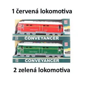 Produkt Lokomotiva na baterie varianta 1 červená lokomotiva