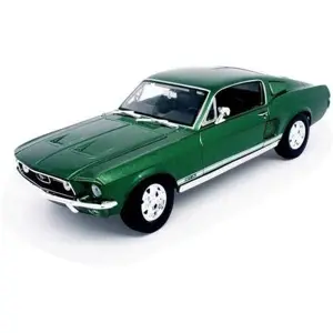 Maisto - 1967 Ford Mustang Fastback, metal zelená, 1:18