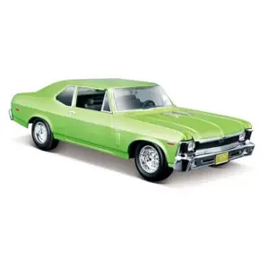 Maisto - 1970 Chevrolet Nova SS, metal světle zelená, 1:24