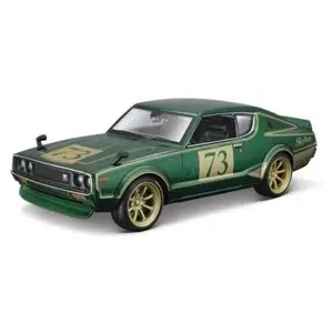 Maisto - 1973 Nissan Skyline 2000GT-R (KPGC 110), zelená, Tokyo Mods, 1:24