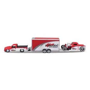 Maisto - Design Team Haulers, 1993 Chevrolet 454 SS Pick-up, Car Trailer, 1936 Chevy Pickup, 1:64