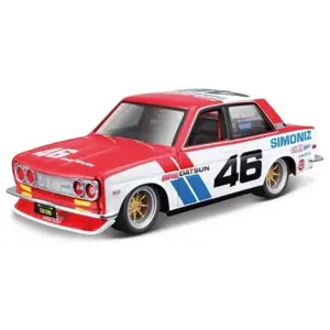 Maisto - Design Tokyo Mods - BRE Datsun 510, červeno-bílá s číslem 46, 1:24