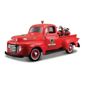 Produkt Maisto - Harley-Davidson Custom, 1948 Ford F-1 Pick up + 1936 EL Knucklehead, 1:24