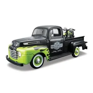 Produkt Maisto - Harley-Davidson Custom, 1948 Ford F-1 Pickup + 1948 FL Panhead, 1:24