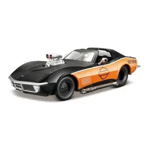 Produkt Maisto - Harley-Davidson Custom, 1970 Chevrolet Corvette , 1:24