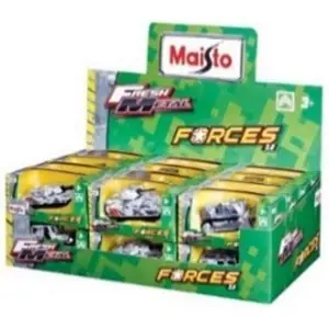 Maisto – Military series – display box, FM Force 3, assort 24 ks