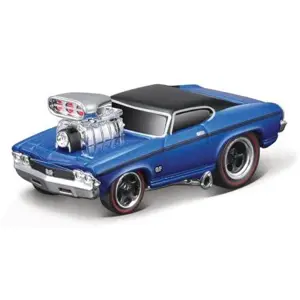 Produkt Maisto - Muscle Transports - 1966 Chevrolet C60 Flatbed 1969 Chevrolet Chevelle SS 396, 1:64