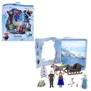 Produkt Mattel FROZEN POHÁDKOVÝ PŘÍBĚH MALÉ PANENKY ANNA A ELSA S KAMARÁDY