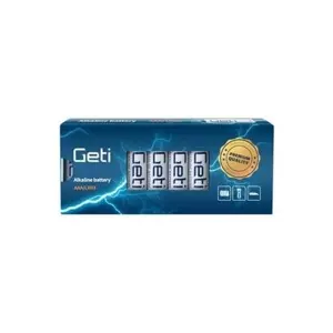 Produkt Mikrotužkové baterie AAA (LR03) alkalické GETI 1,5V (10 ks)