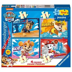 Moje první puzzle Tlapková patrola 2/3/4/5 dílků Paw Patrol