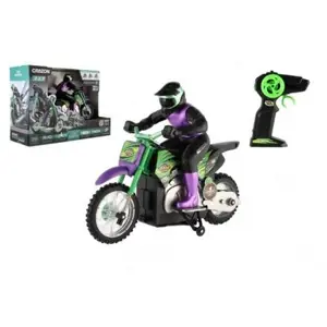 Motorka RC plast 22cm 2,4GHz na dálkové ovládání na baterie v krabici