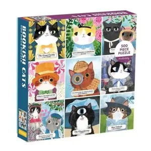 Produkt Mudpuppy Puzzle Bookish Cats 500 dílků