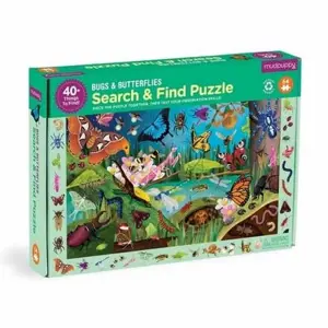 Produkt Mudpuppy Puzzle Brouci a motýli 64 dílků