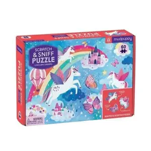 Produkt Mudpuppy Puzzle Sny jednorožců s vůní 60 dílků