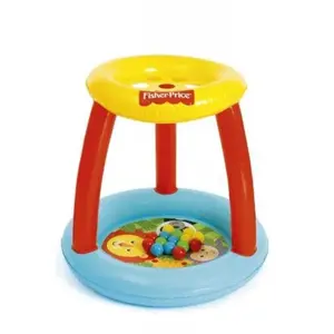 Nafukovací hrací centrum Bestway Fisher Price s míčky 89x89x84cm