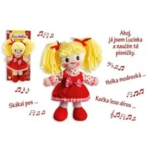 Produkt Panenka Lucinka hadrová plyš 30 cm česky zpívající