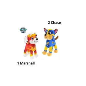 Paw Patrol Mighty Pups plyšoví 46cm 2druhy varianta 1 Marshall