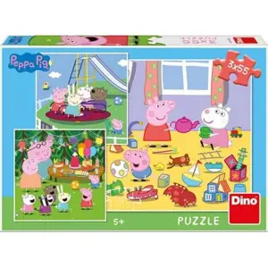 Produkt PEPPA PIG NA PRÁZDNINÁCH 3x55 Puzzle