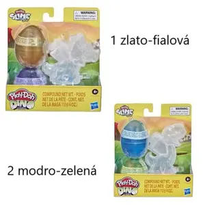 PLAY-DOH DINOSAUŘÍ VEJCE varianta 1 zlato-fialová