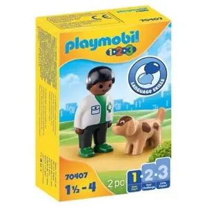 Playmobil 70407 Zvěrolékař se psem