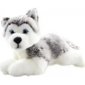 Plyš Husky ležící 23 cm - ECO-FRIENDLY