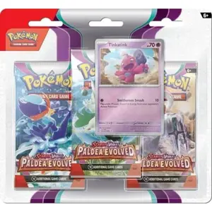 Produkt Pokémon TCG: SV02 Paldea Evolved - 3 Blister Booster