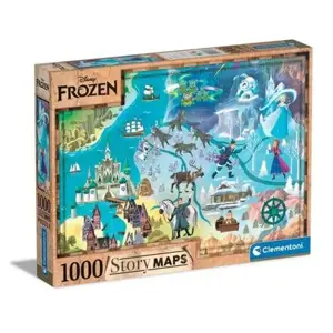 Produkt Puzzle 1000 dílků Disney Mapa - Frozen