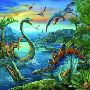 Produkt Puzzle Dinosauři, 3 x 49 dílků - Ravensburger