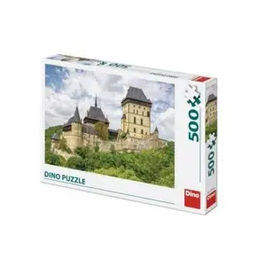 Produkt Puzzle hrad Karlštejn 47x33cm 500 dílků v krabici 33,5x23x3,5cm