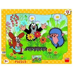 Produkt Puzzle Krteček zahradník, 12 dílků - Dino