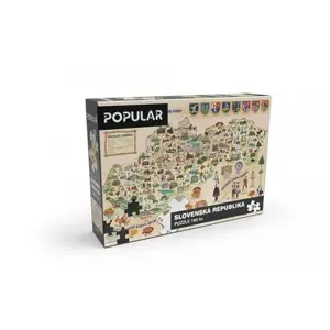 Produkt Puzzle - Mapa Slovenska, 160 ks