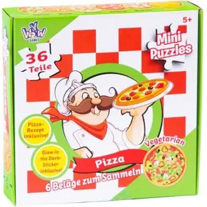 Produkt Puzzle mini Pizza 6 různých motivů 36 dílků